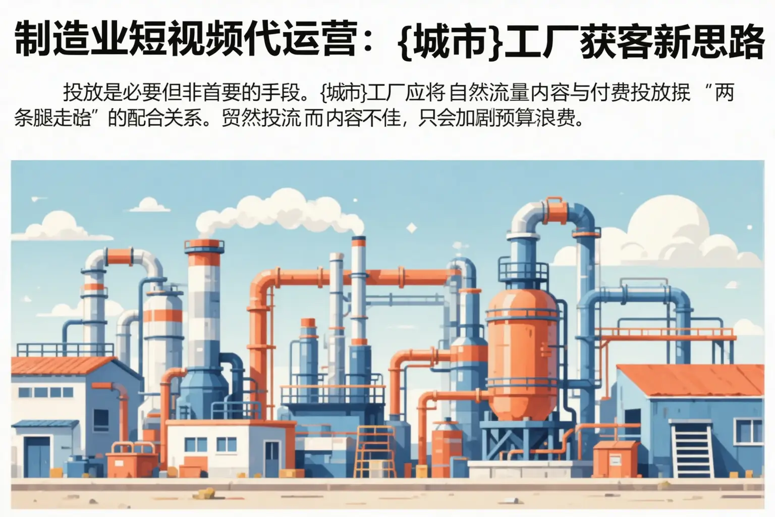 制造业短视频代运营:汕头工厂获客新思路