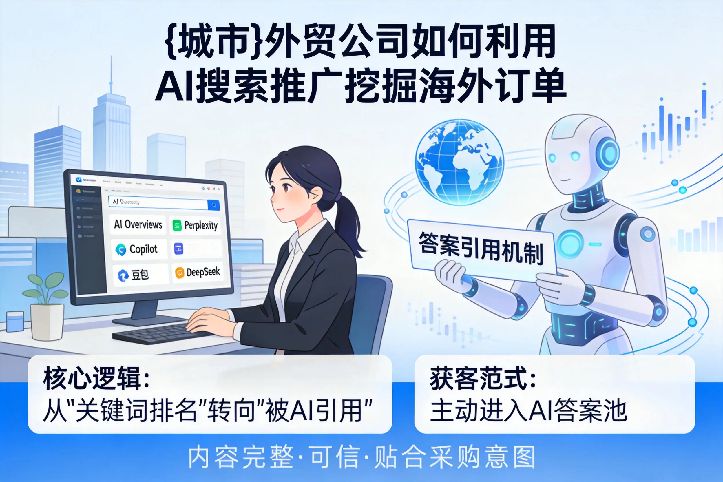 汕头外贸公司如何利用AI搜索推广挖掘海外订单