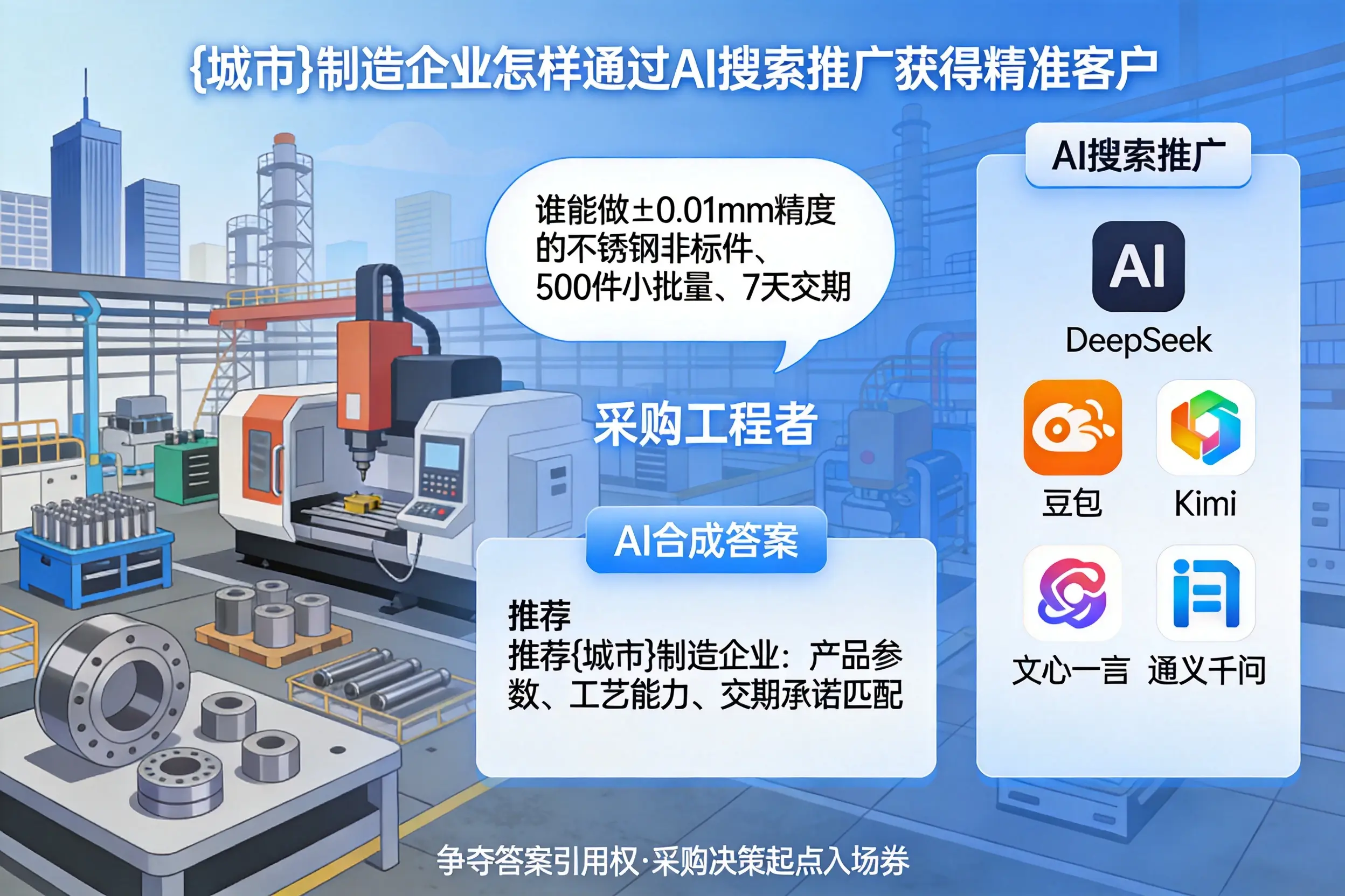 汕头制造企业怎样通过AI搜索推广获得精准客户