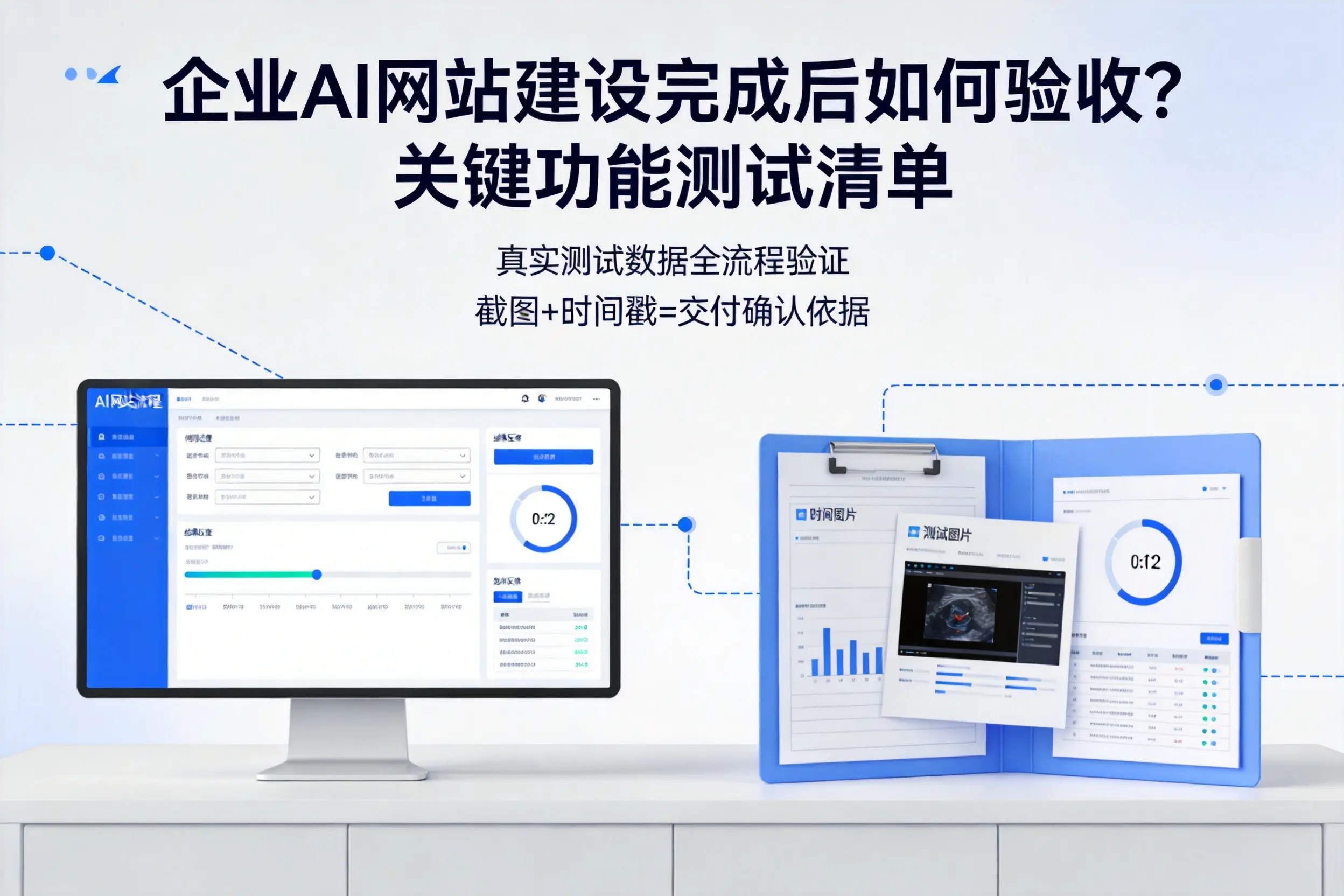 汕头企业AI网站建设完成后如何验收?关键功能测试清单