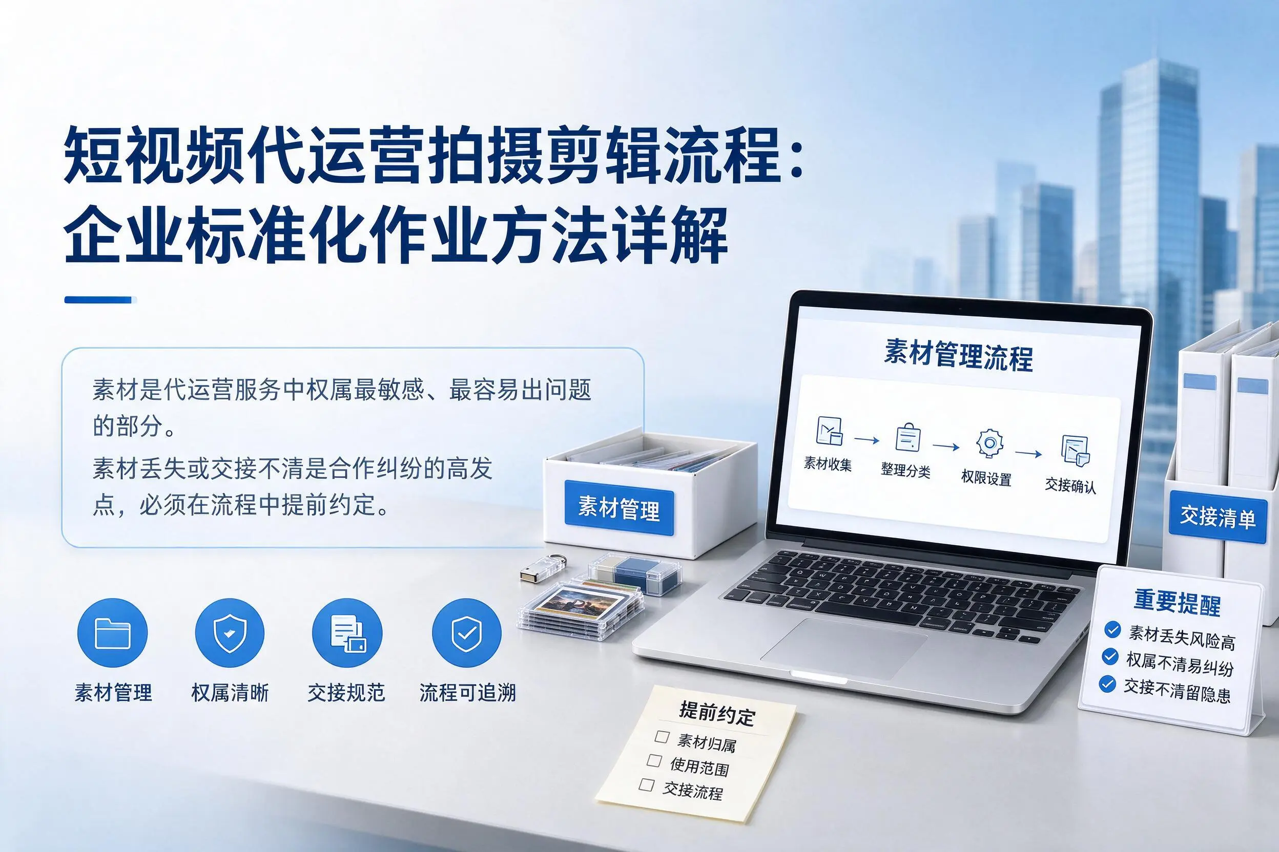 短视频代运营拍摄剪辑流程：汕头企业标准化作业方法详解