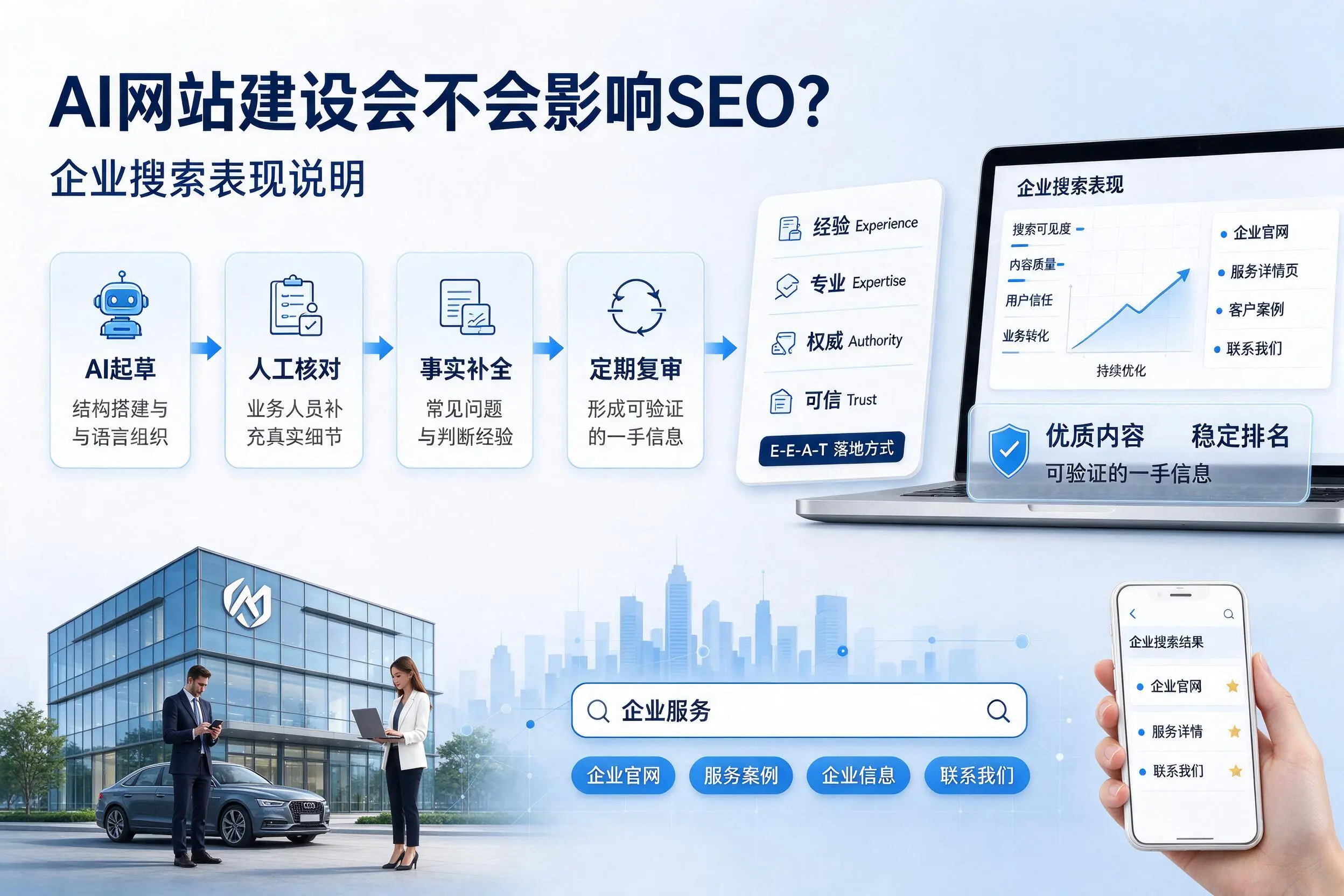 AI网站建设会不会影响SEO？汕头企业搜索表现说明