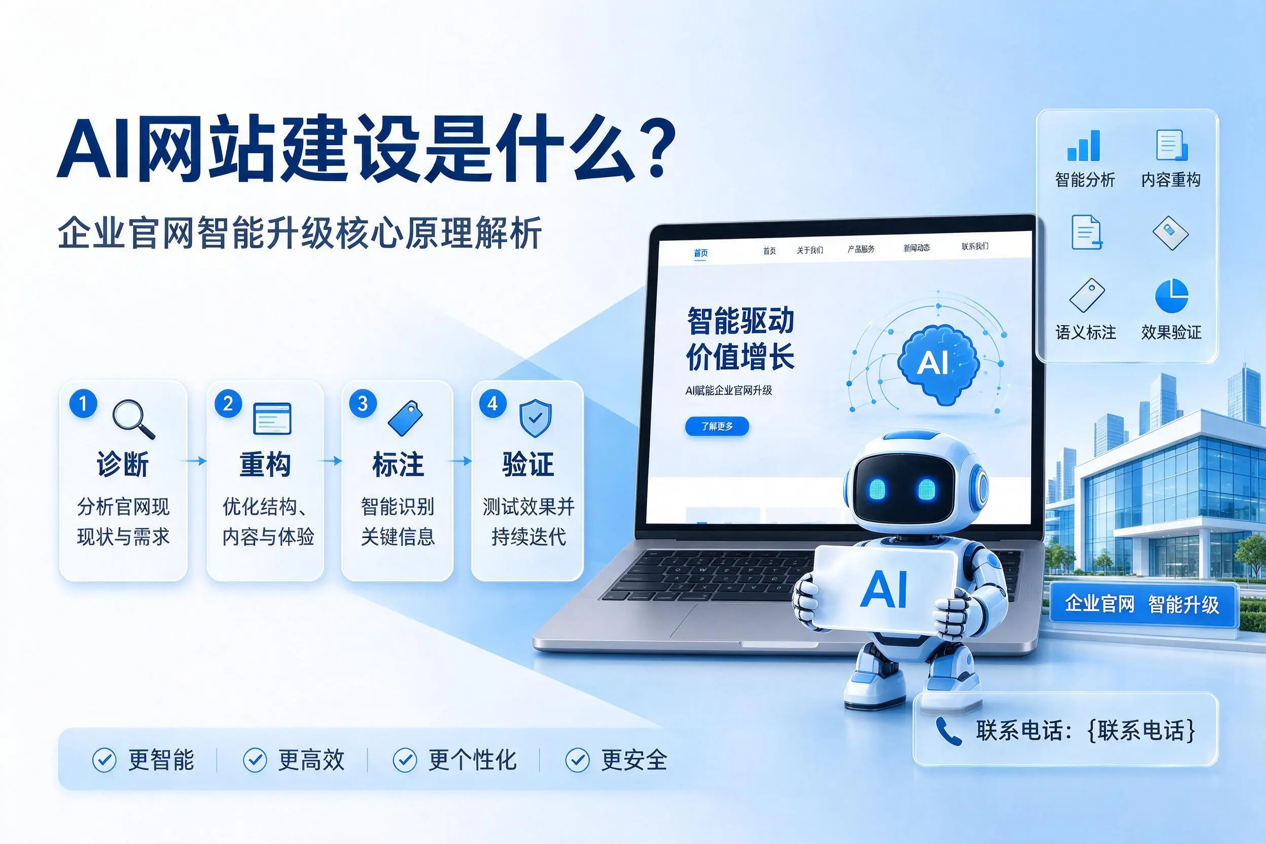 AI网站建设是什么?汕头企业官网智能升级核心原理解析